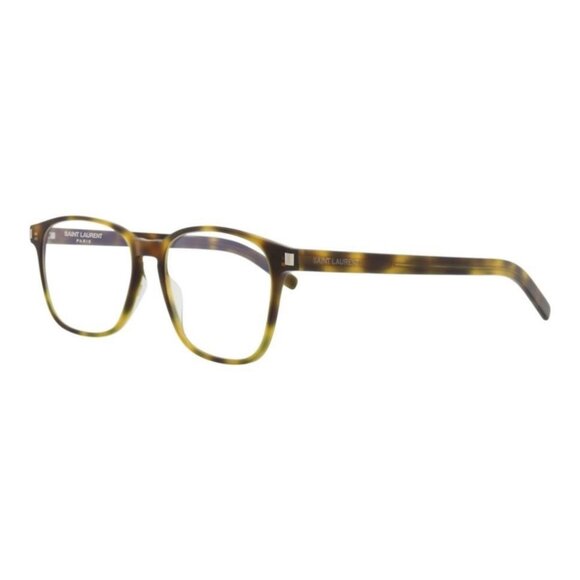 Saint Laurent Unisex Square/Rectangle Havana Havana Transparent Fashion - Picture 1 of 4